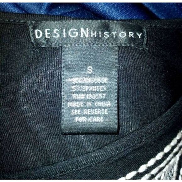 DESIGN HISTORY BLACK & CREAM MAXI DRESS SZ.S EUC. - Picture 5 of 5